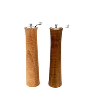 Load image into Gallery viewer, Salt and Pepper, Salt and Pepper Grinder, Pepper Grinder, Salt Grinder, Salt Shaker, Pepper Shaker, peppermill, salt grinder, Thomas Fine Woodworks, Aaron Thomas, gift idea, gift, crank-top, crank top,