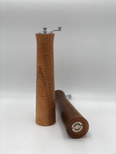 Load image into Gallery viewer, 12-inch Salt and Pepper Grinder Set, Curly Maple