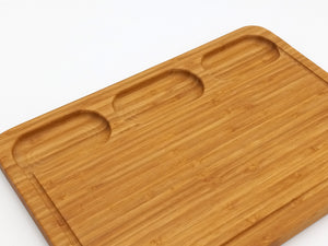 Bamboo Charcuterie Board, Snack Tray, 12 X 16"