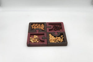 snack tray, thomas fine woodworks, Puzzled
