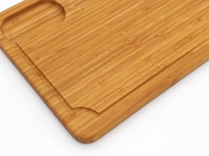 Bamboo Charcuterie Board, Snack Tray, 12 X 16"