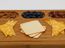 Load image into Gallery viewer, Bamboo Charcuterie Board, Snack Tray, 12 X 16&quot;