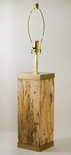 Load image into Gallery viewer, Spalted Tamarind Lamp, 6 x 6 x 36&quot;