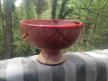 Load image into Gallery viewer, Eastern Red Cedar Bowl with Red Resin Accents