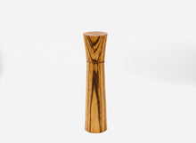 Load image into Gallery viewer, 12-inch Zebrawood Peppermill; Handmade, Thomasfinewoodworks
