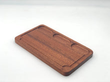 Load image into Gallery viewer, Charcuterie Board, Snack Tray, 7” x 12”, Sapele Wood