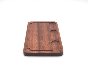 Charcuterie Board, Snack Tray, 7” x 12”, Sapele Wood