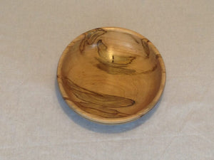 Hand Turned Ambrosia Maple Bowl