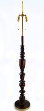 Load image into Gallery viewer, The ATLANTA Cherry Wood Floor Lamp, Brass Hardware